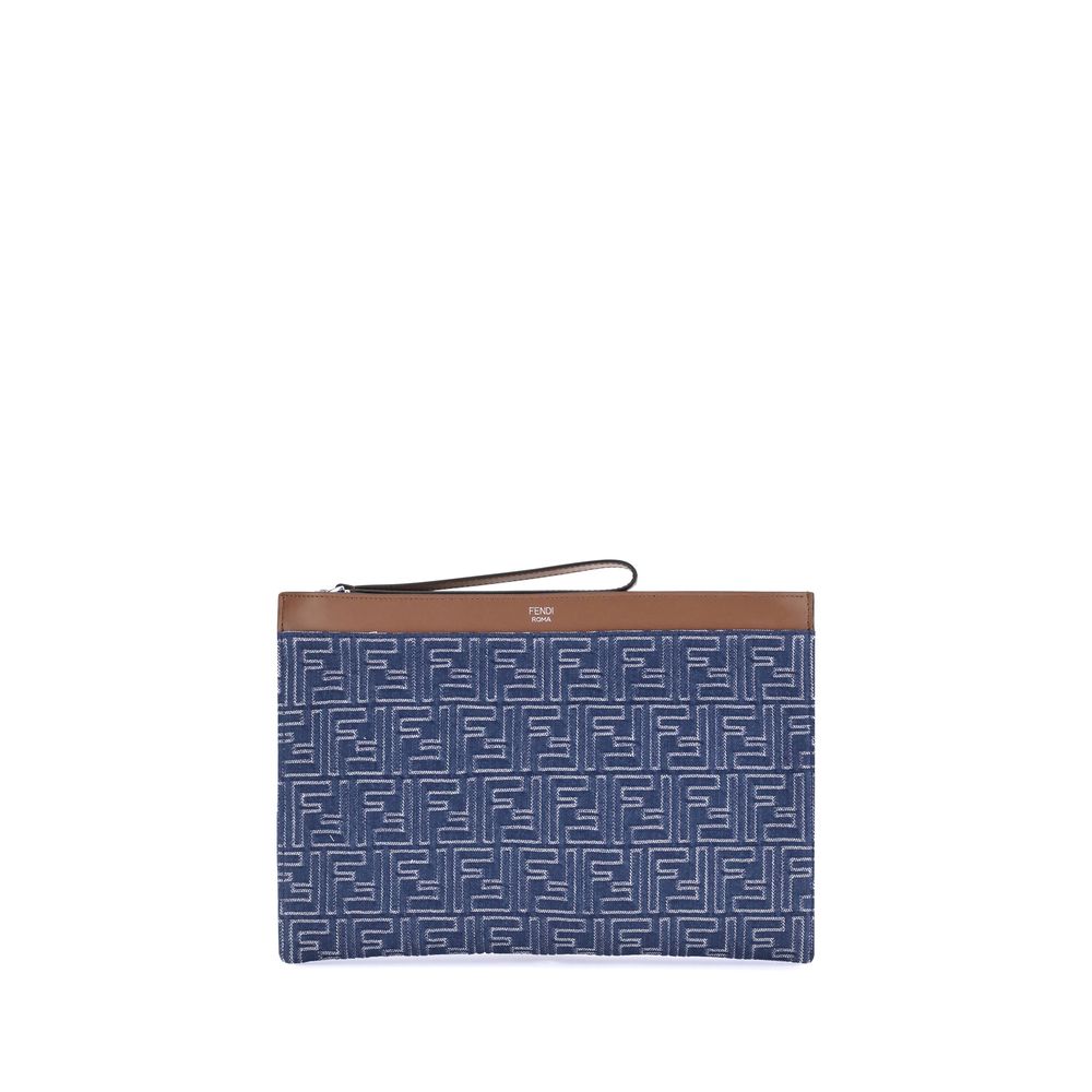 Fendi denim Pouch